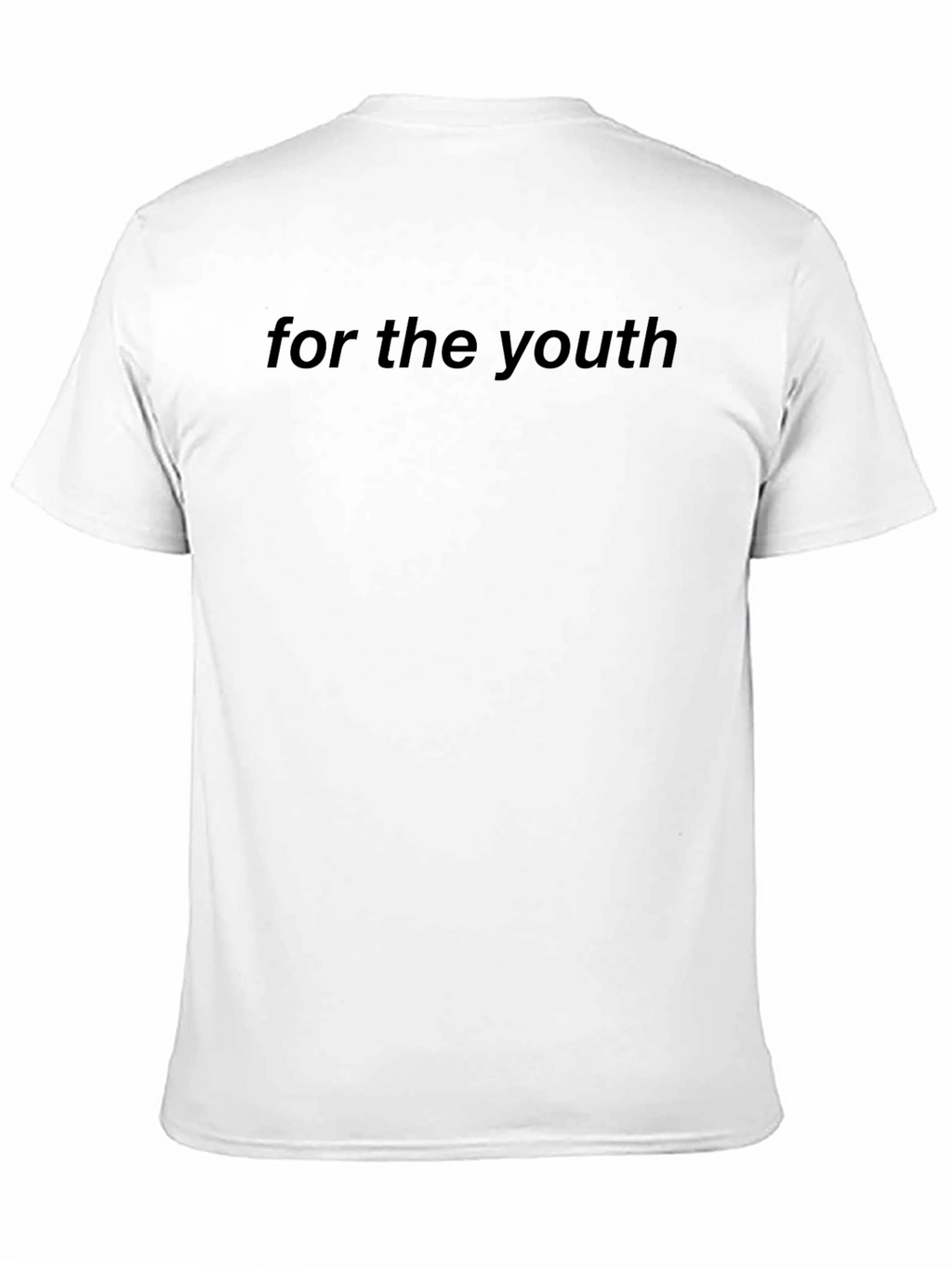 For The Youth Black T-Shirt
