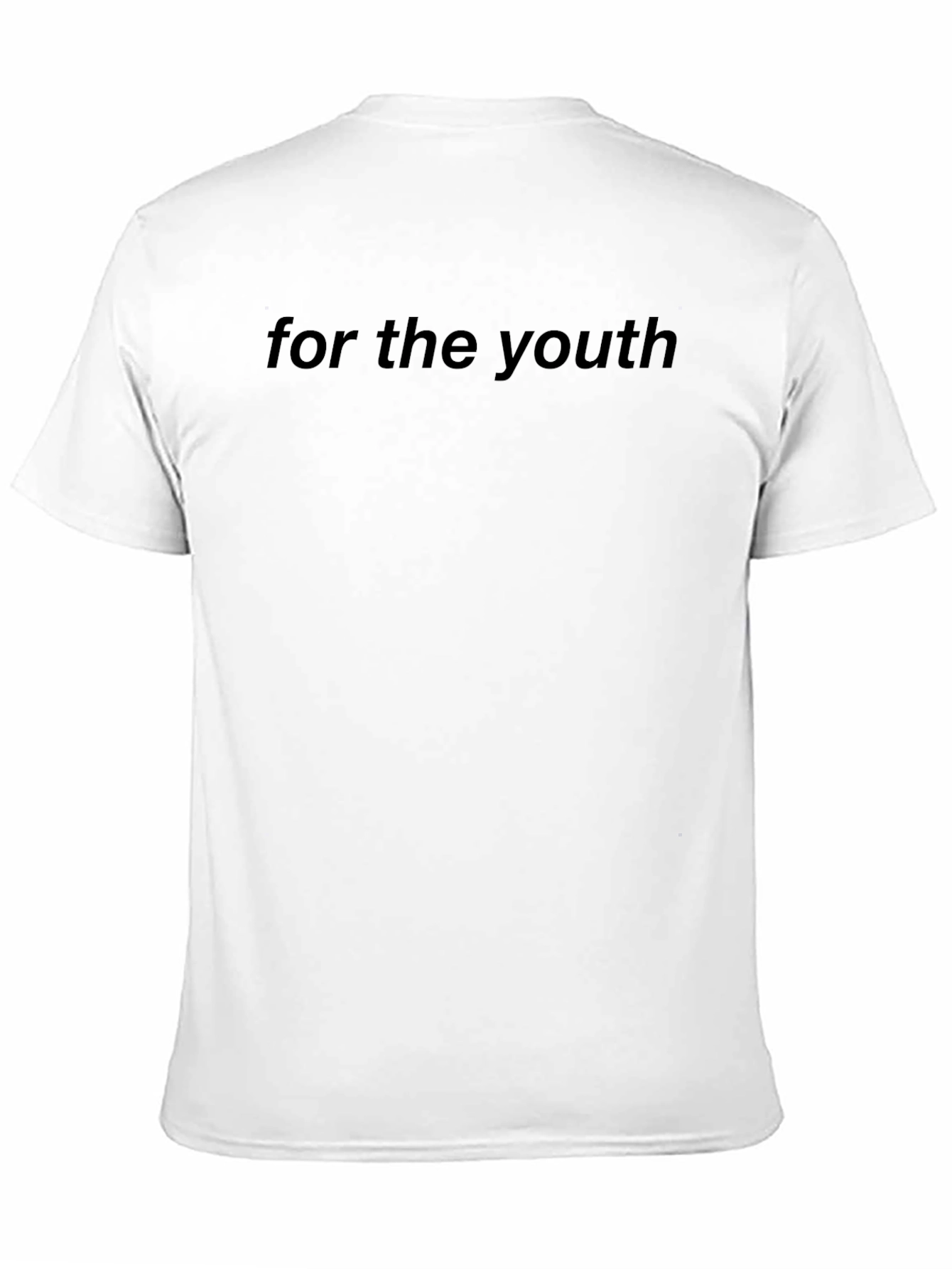 For The Youth Black T-Shirt