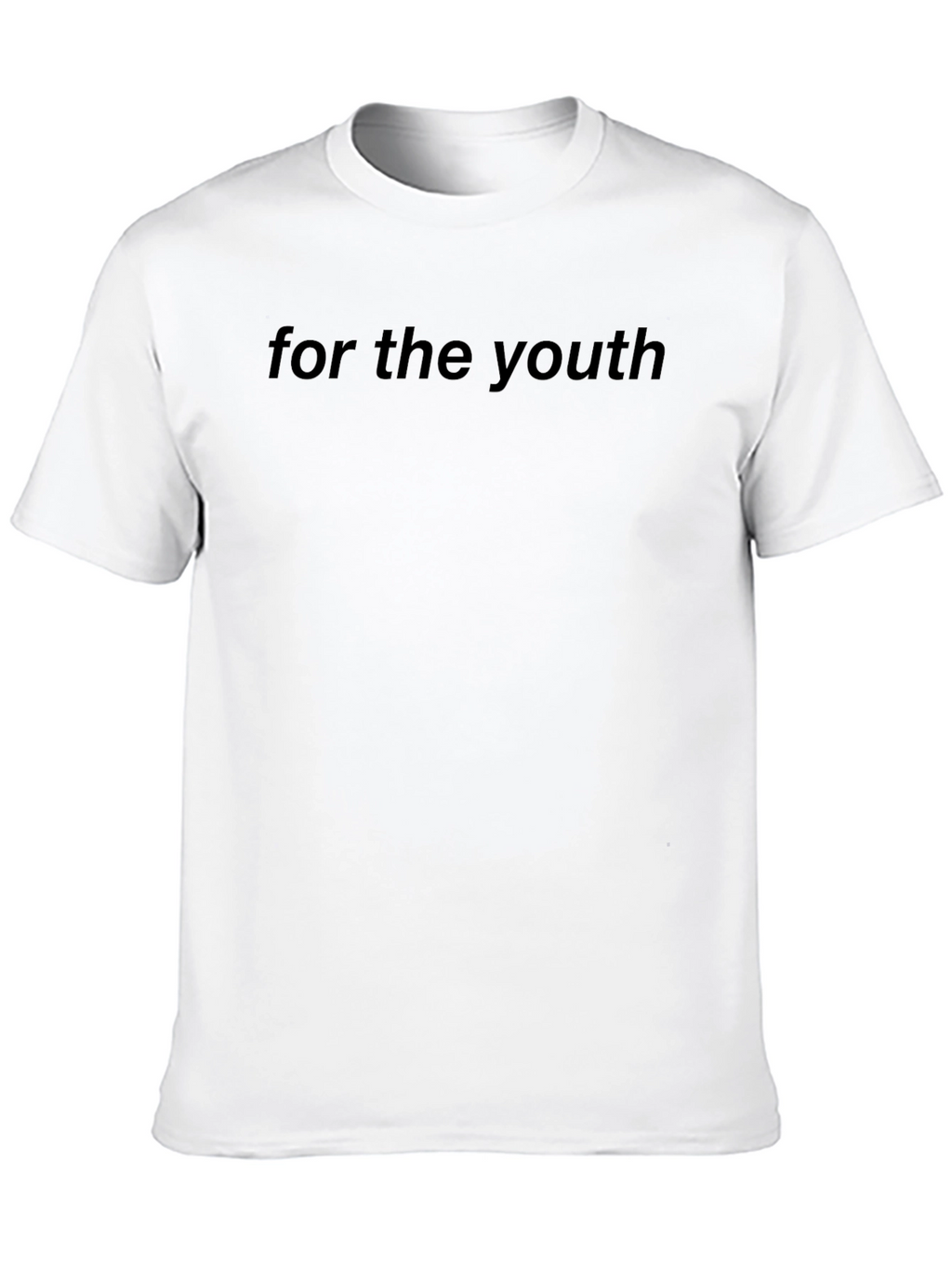For The Youth Black T-Shirt