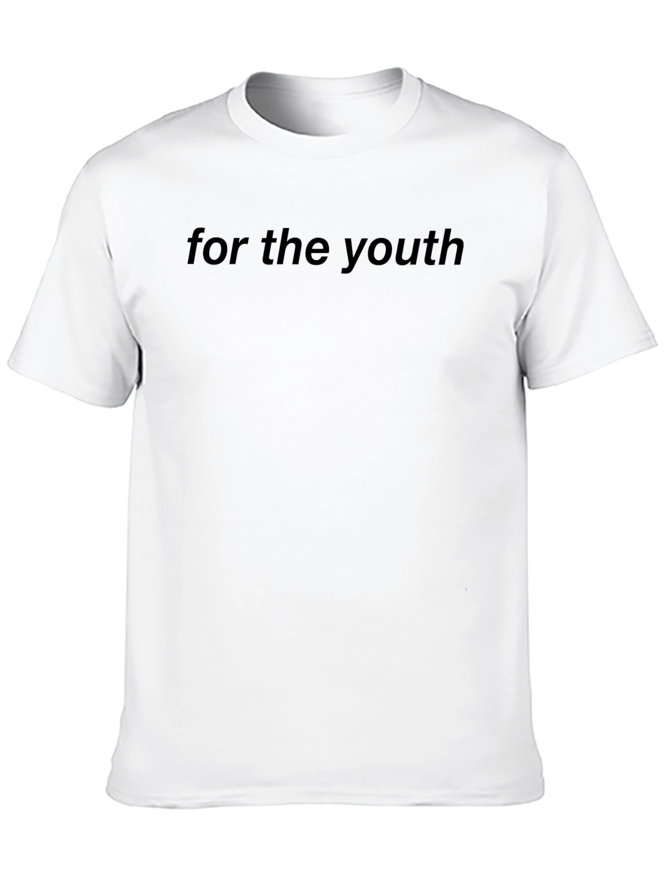 For The Youth Black T-Shirt