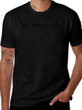 For The Youth Black T-Shirt