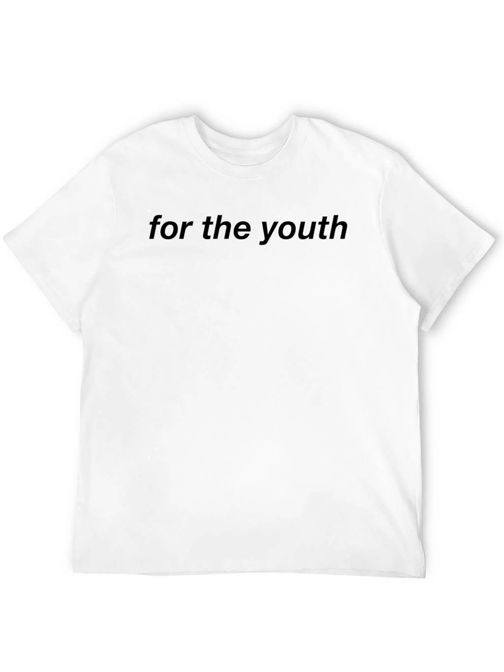 For The Youth Black T-Shirt