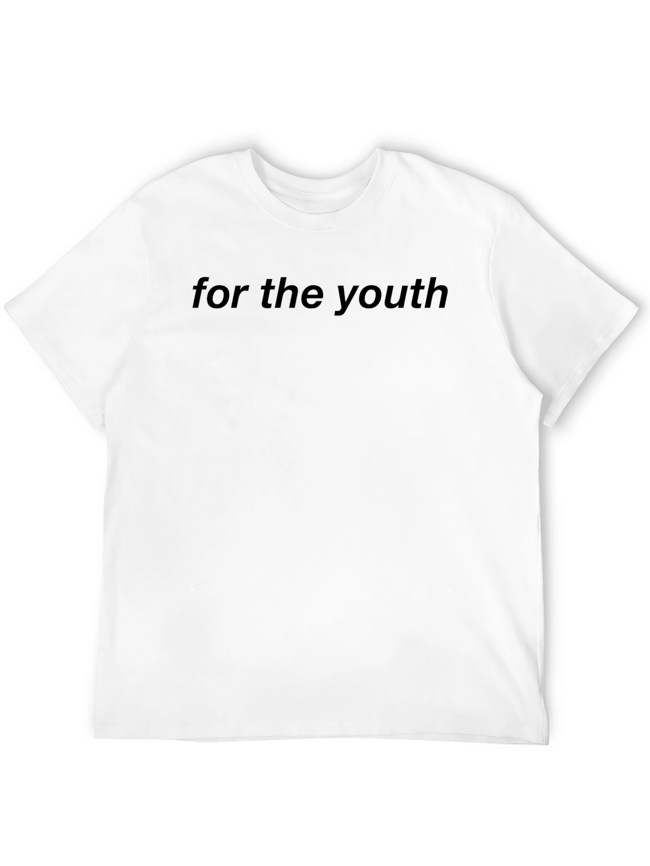 For The Youth Black T-Shirt