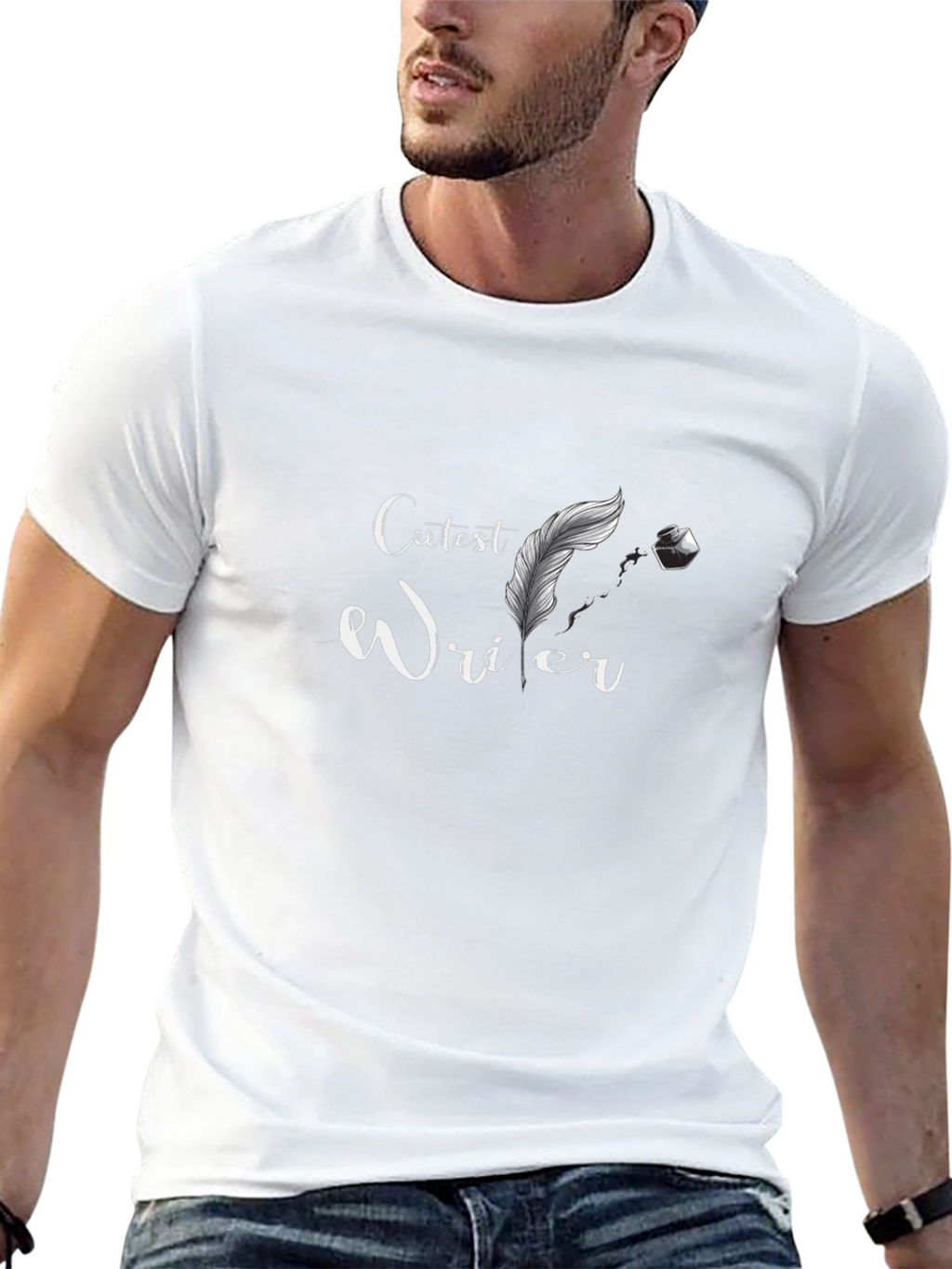Cutest Writer Graphic T-Shirt