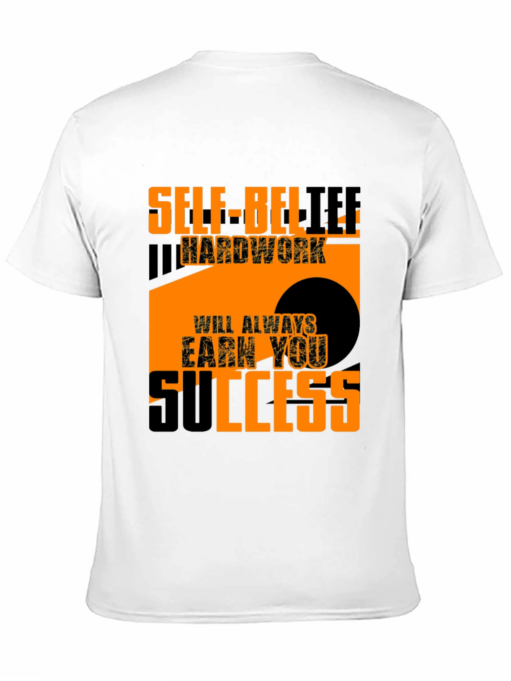 Motivational T-Shirt: Self-Belief & Hard Work