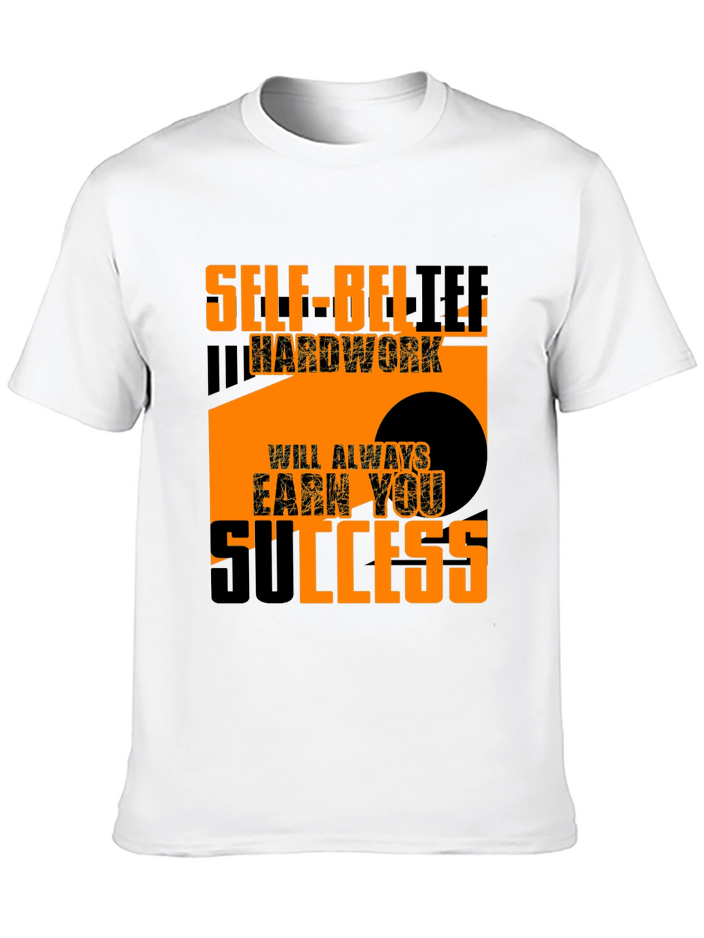 Motivational T-Shirt: Self-Belief & Hard Work