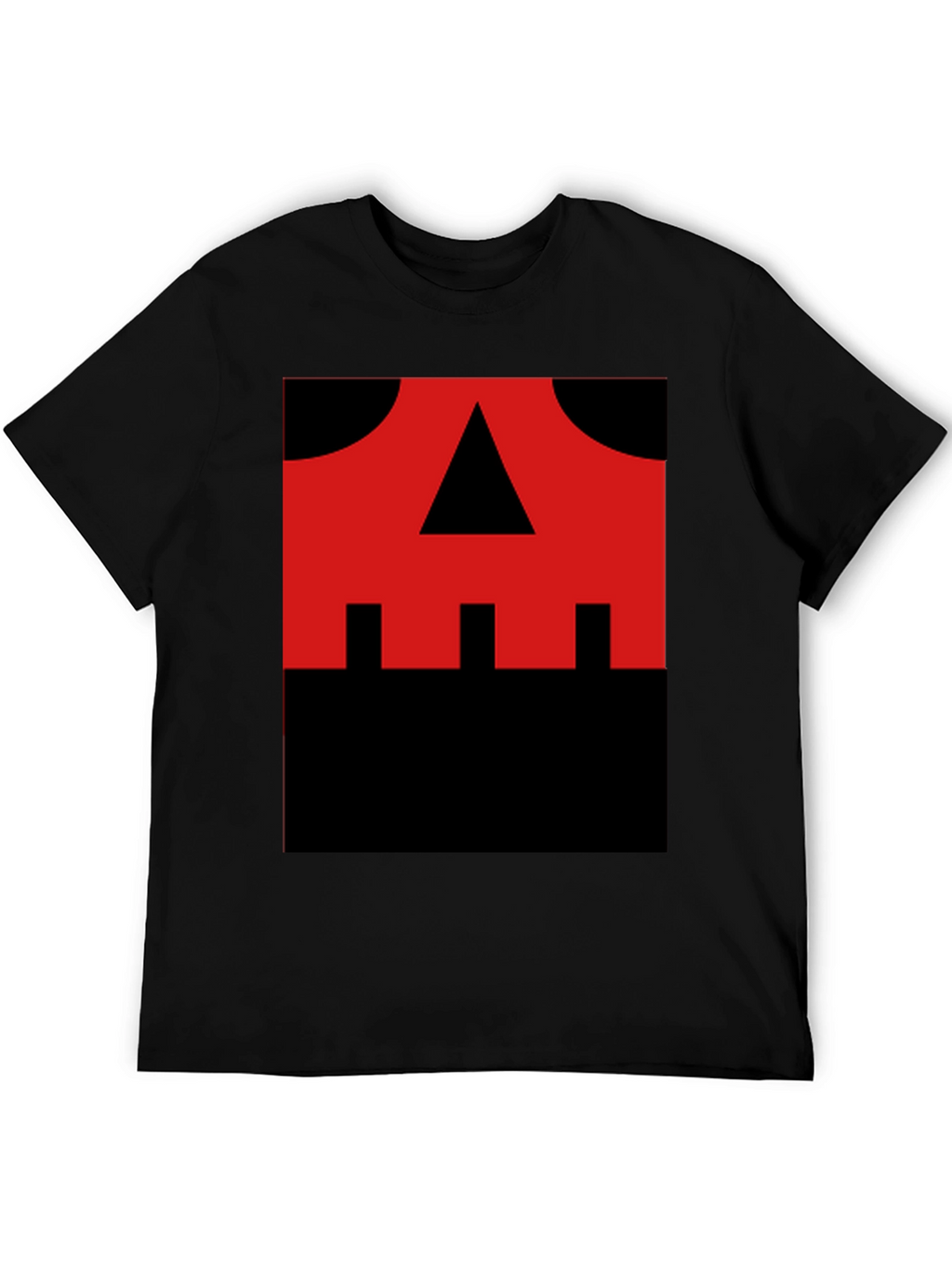 Red Skull Graphic Black T-Shirt