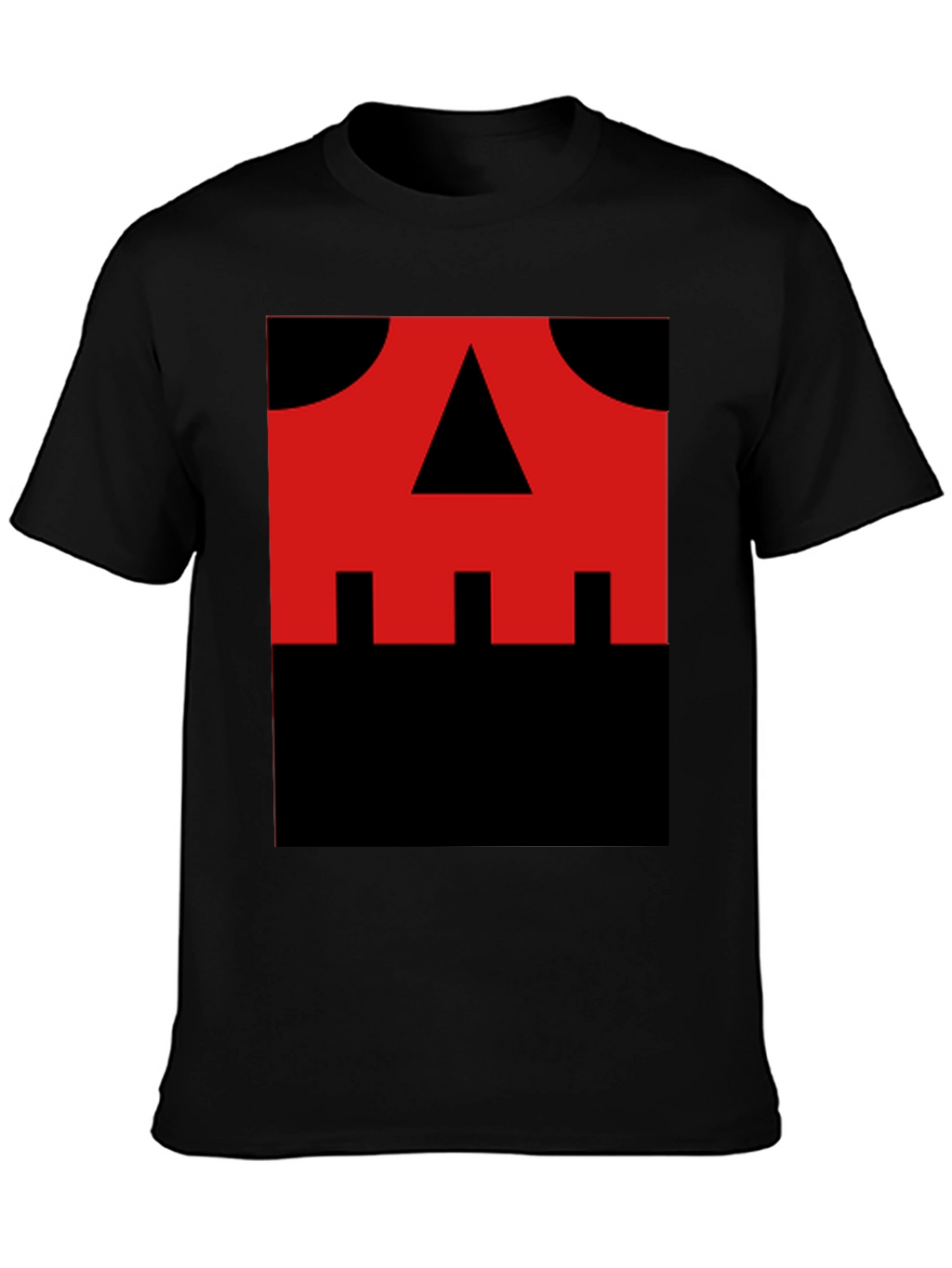 Red Skull Graphic Black T-Shirt