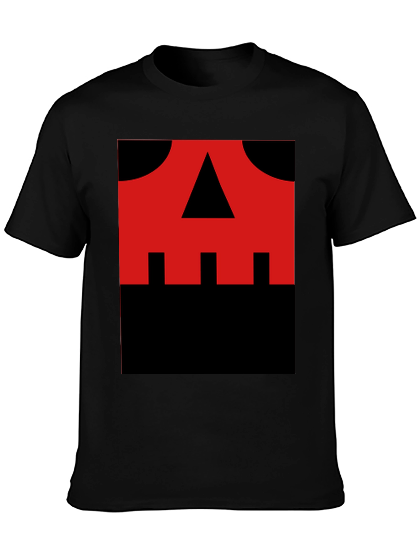 Red Skull Graphic Black T-Shirt