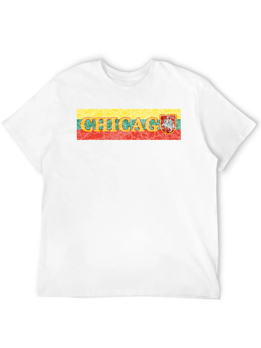 Chicago Lithuania Flag T-Shirt