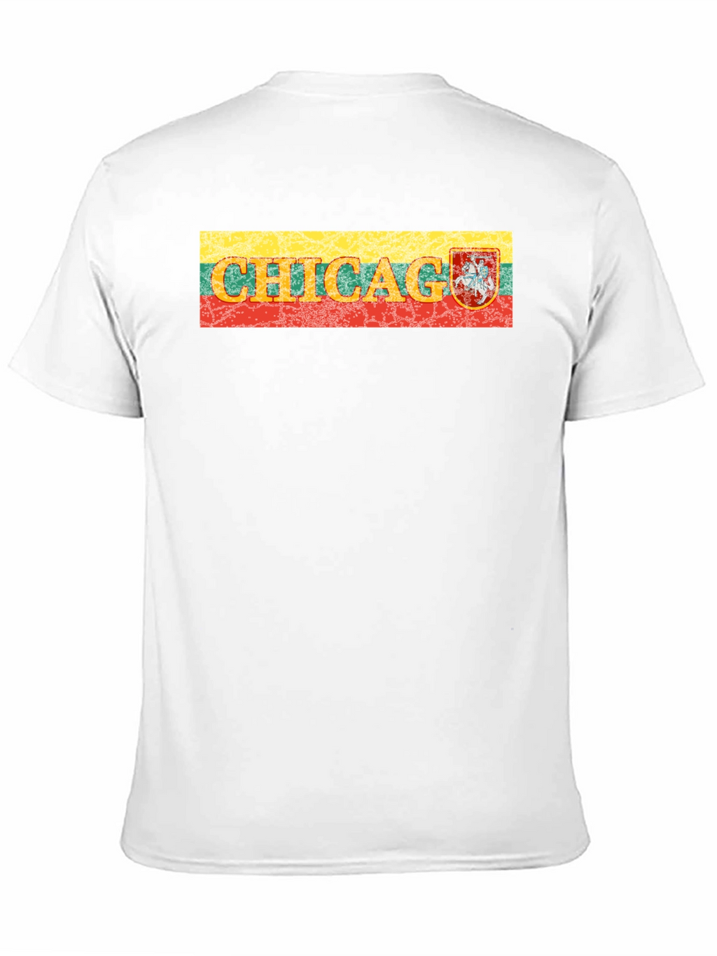 Chicago Lithuania Flag T-Shirt