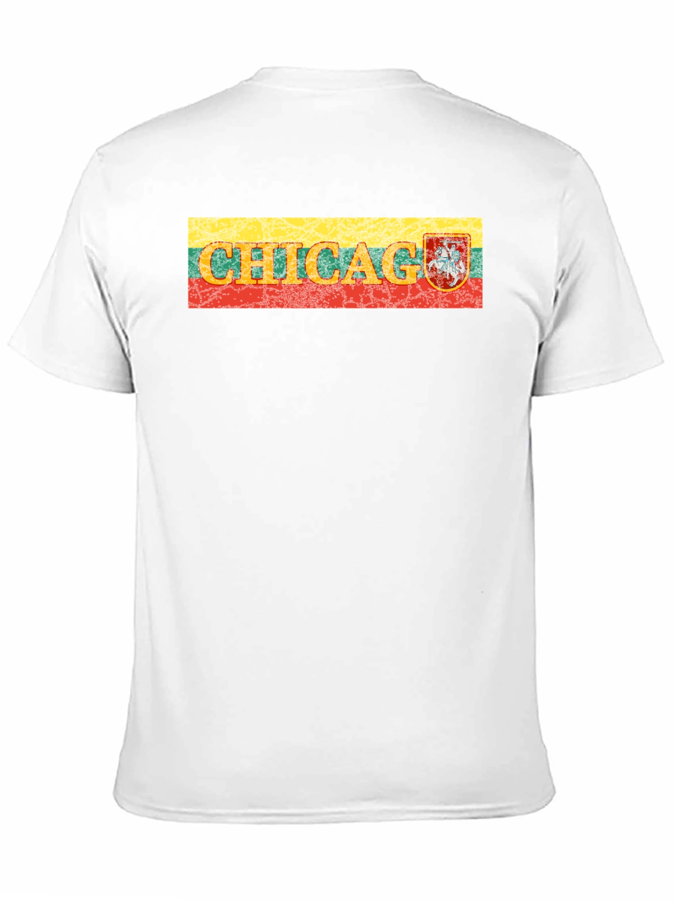 Chicago Lithuania Flag T-Shirt