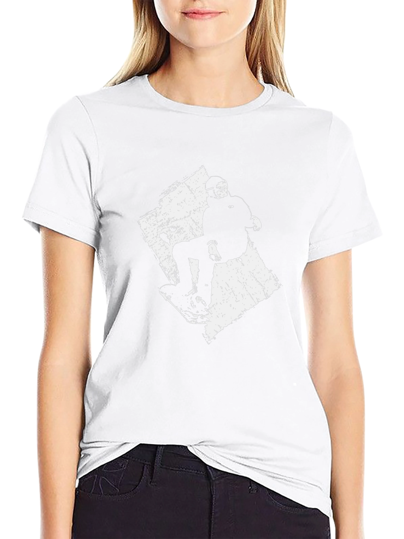 Snowboarder Graphic Tee - Black Cotton T-Shirt