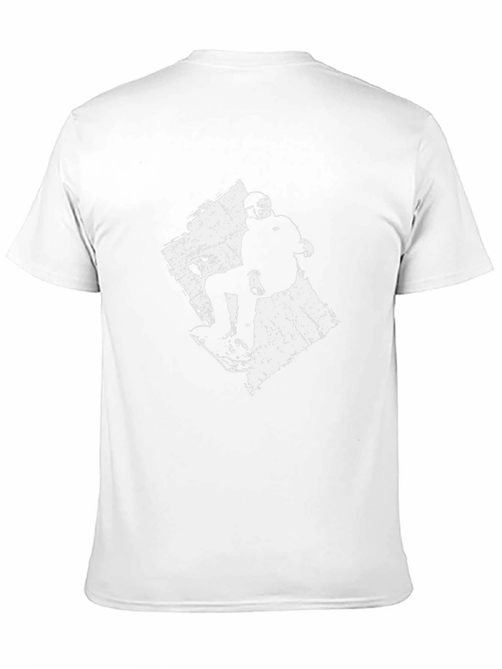 Snowboarder Graphic Tee - Black Cotton T-Shirt
