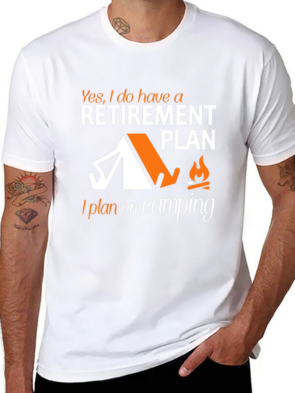 Retirement Plan Camping T-Shirt