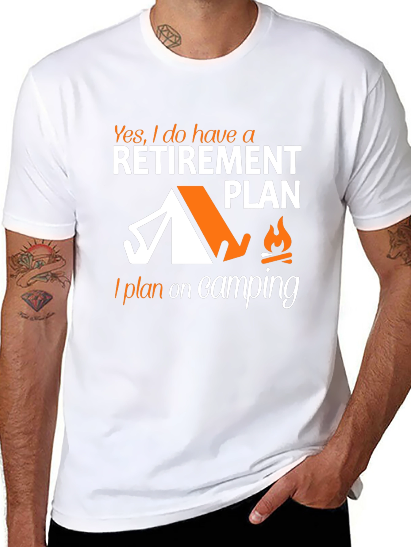 Retirement Plan Camping T-Shirt