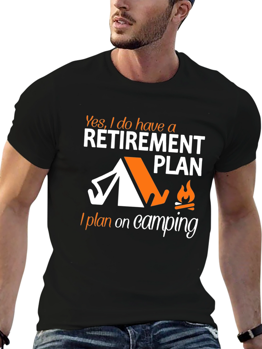 Retirement Plan Camping T-Shirt