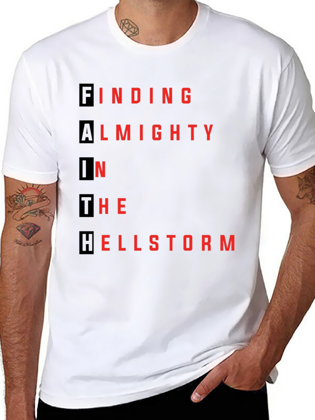 Faith in Hellstorm Graphic T-Shirt