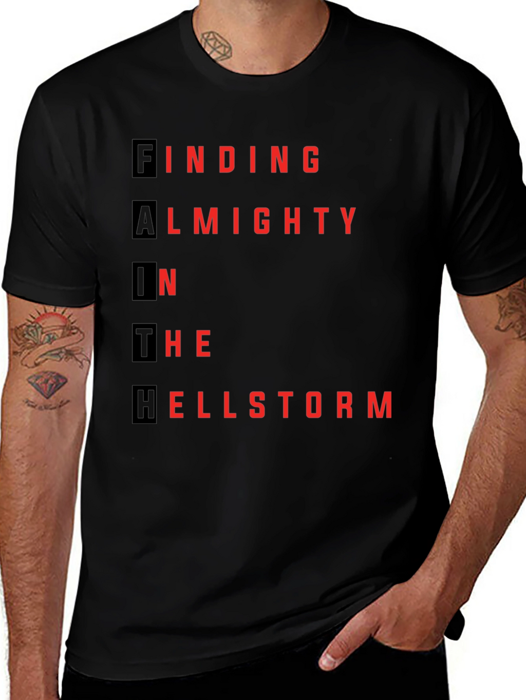 Faith in Hellstorm Graphic T-Shirt