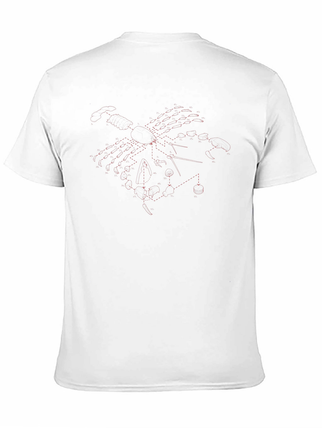 Geometric Eagle Graphic Tee - Black Cotton Blend