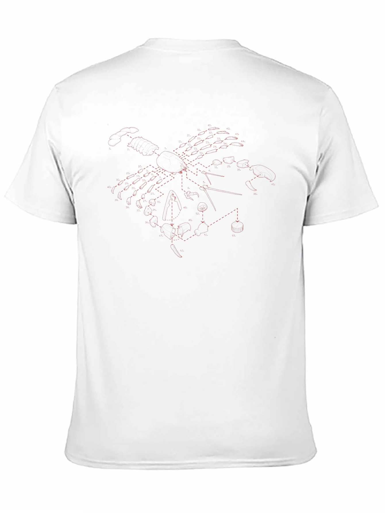 Geometric Eagle Graphic Tee - Black Cotton Blend