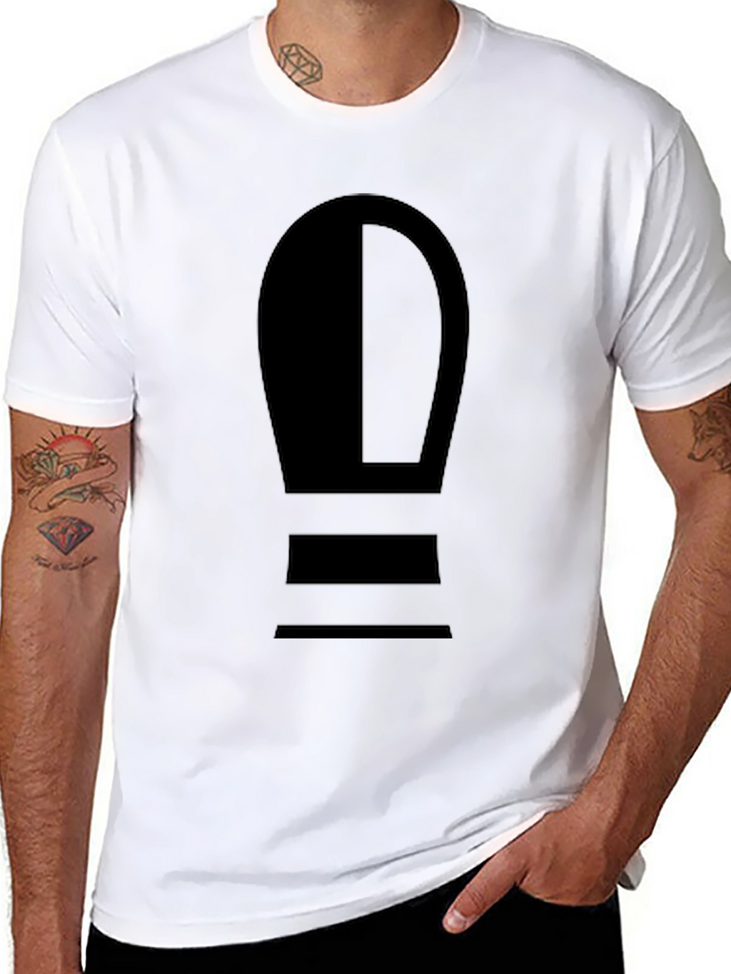 Silhouette Footprint Graphic T-Shirt