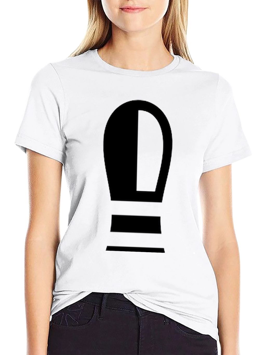 Silhouette Footprint Graphic T-Shirt