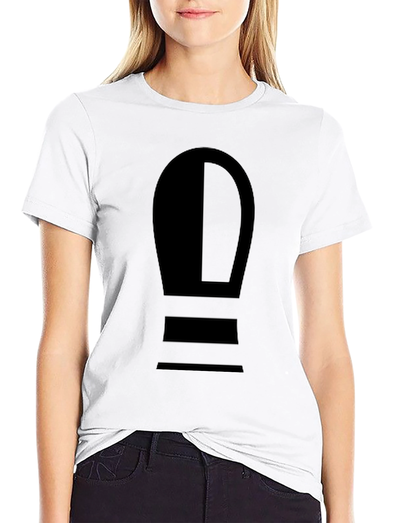 Silhouette Footprint Graphic T-Shirt
