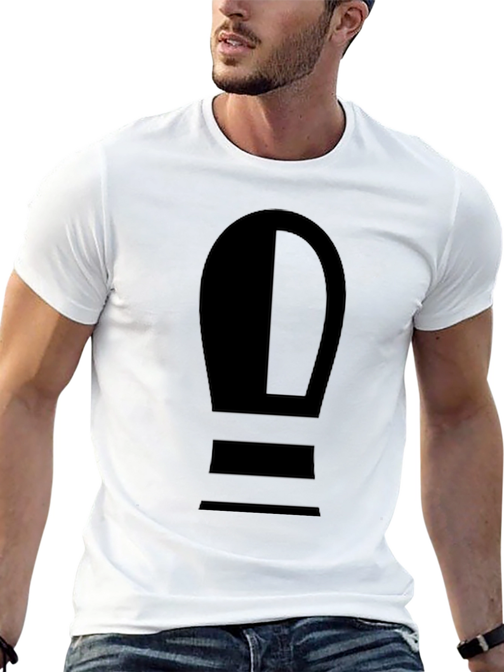 Silhouette Footprint Graphic T-Shirt