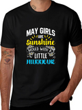 May Girls Sunshine Hurricane Black T-Shirt