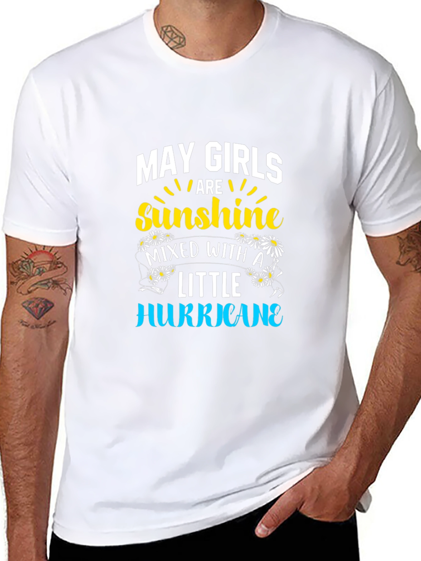 May Girls Sunshine Hurricane Black T-Shirt