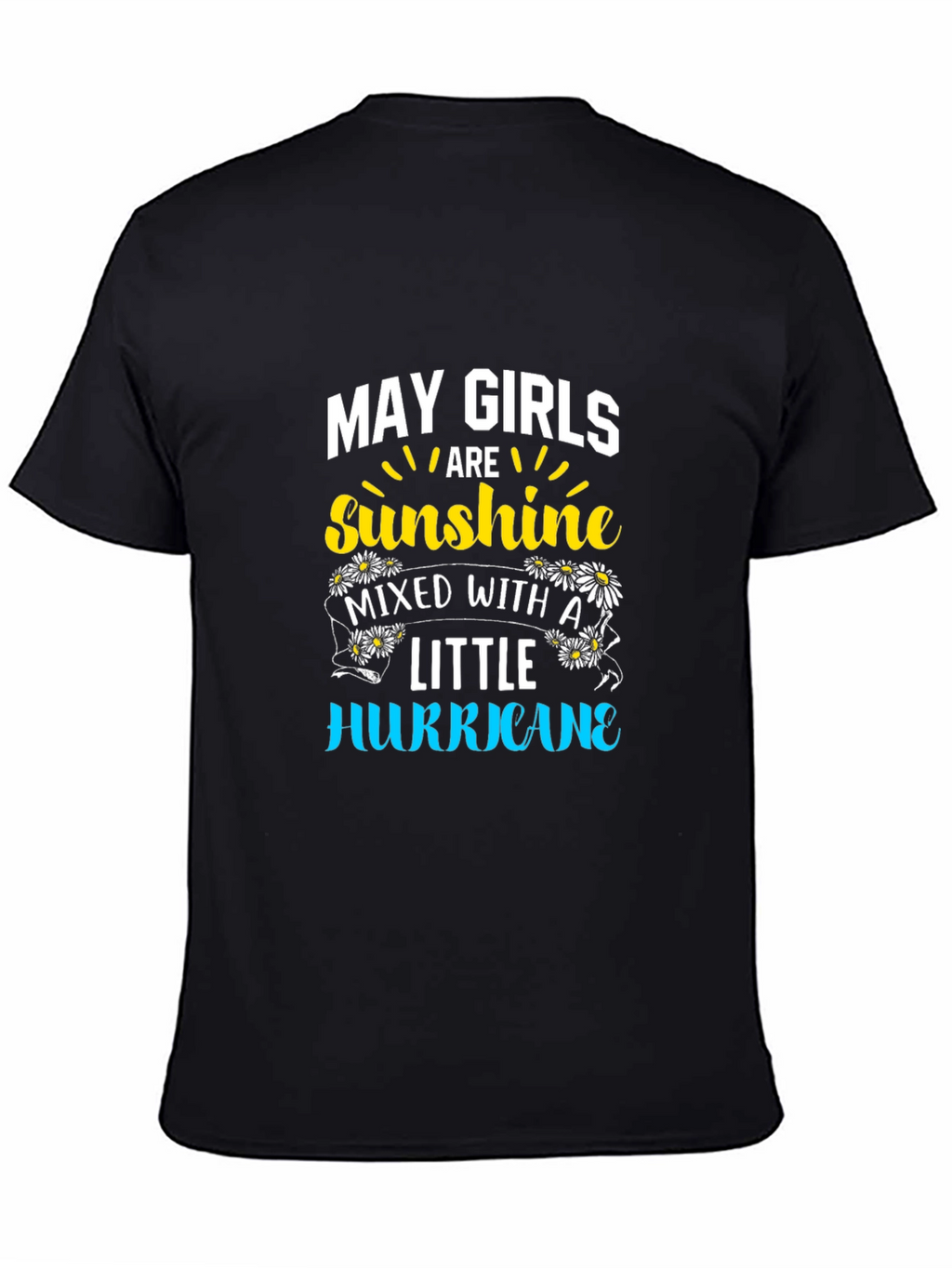May Girls Sunshine Hurricane Black T-Shirt
