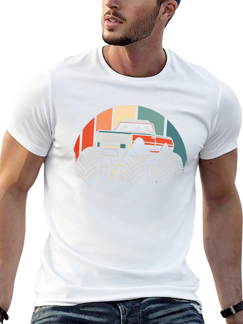 Retro Monster Truck Graphic Tee
