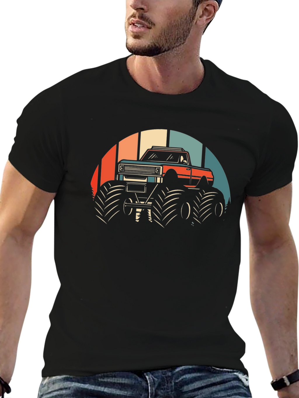 Retro Monster Truck Graphic Tee