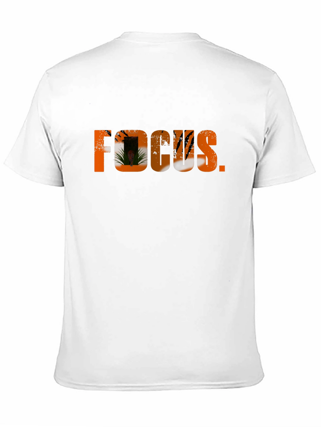 Focus Graphic Tee - Black Crew Neck T-Shirt