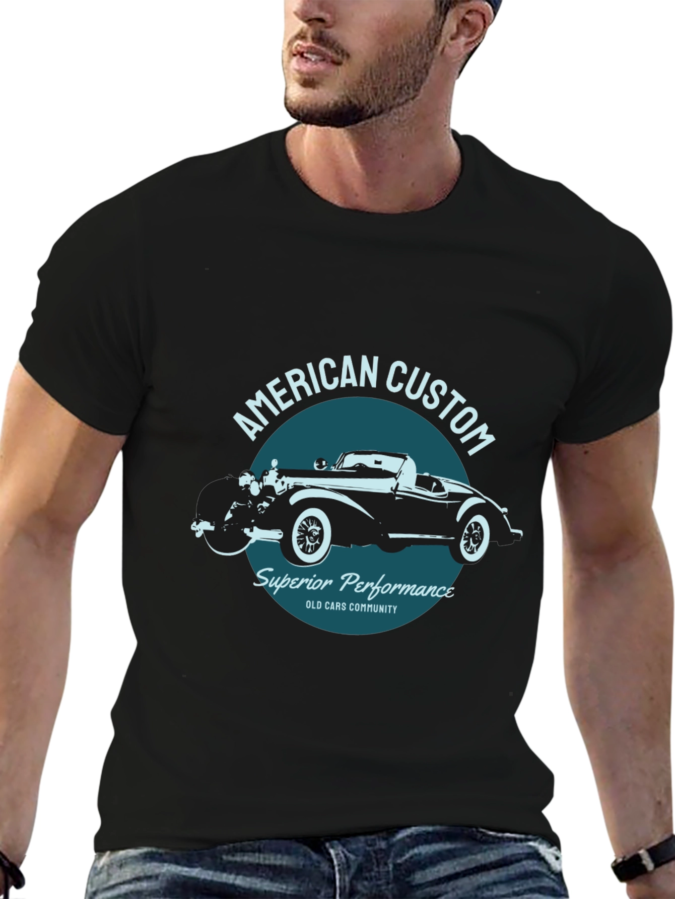 American Custom Car Graphic Tee