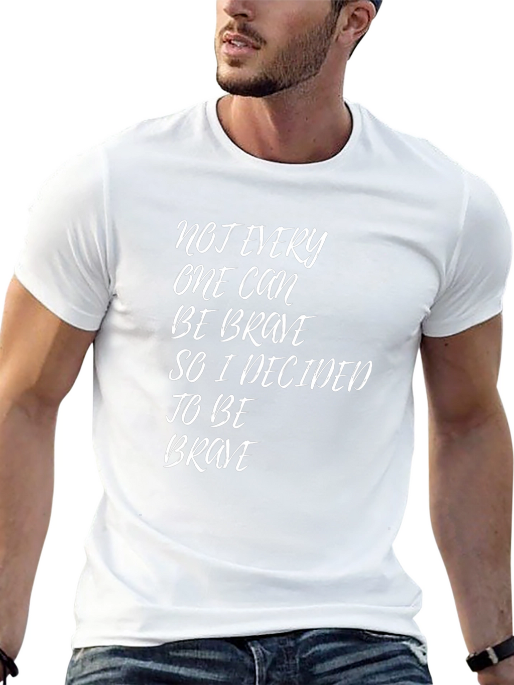 Be Brave T-Shirt Inspiring Graphic Tee