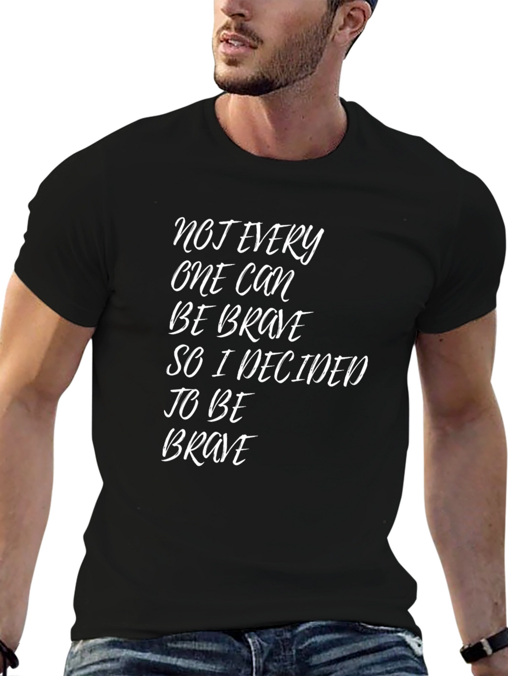 Be Brave T-Shirt Inspiring Graphic Tee