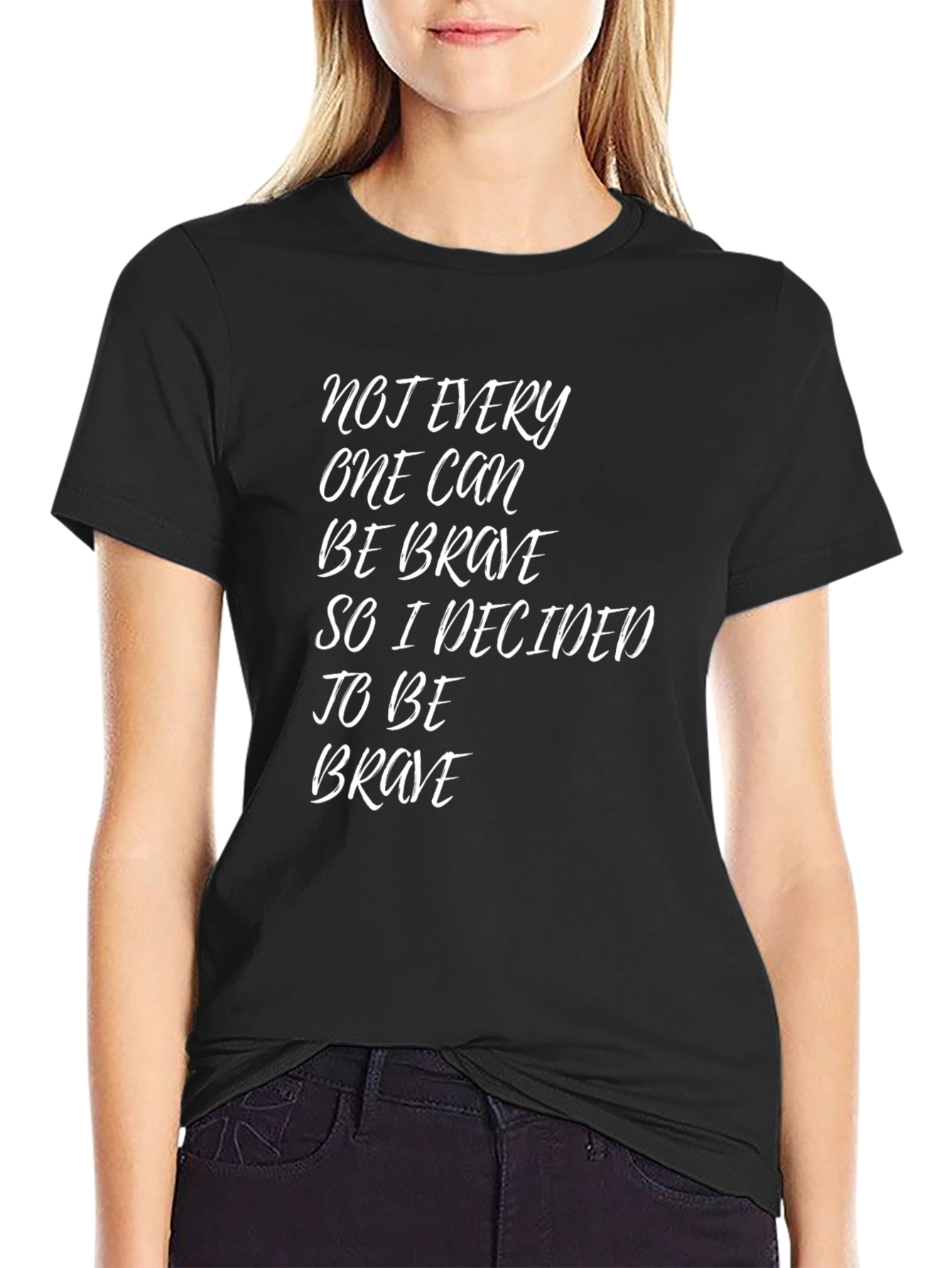Be Brave T-Shirt Inspiring Graphic Tee