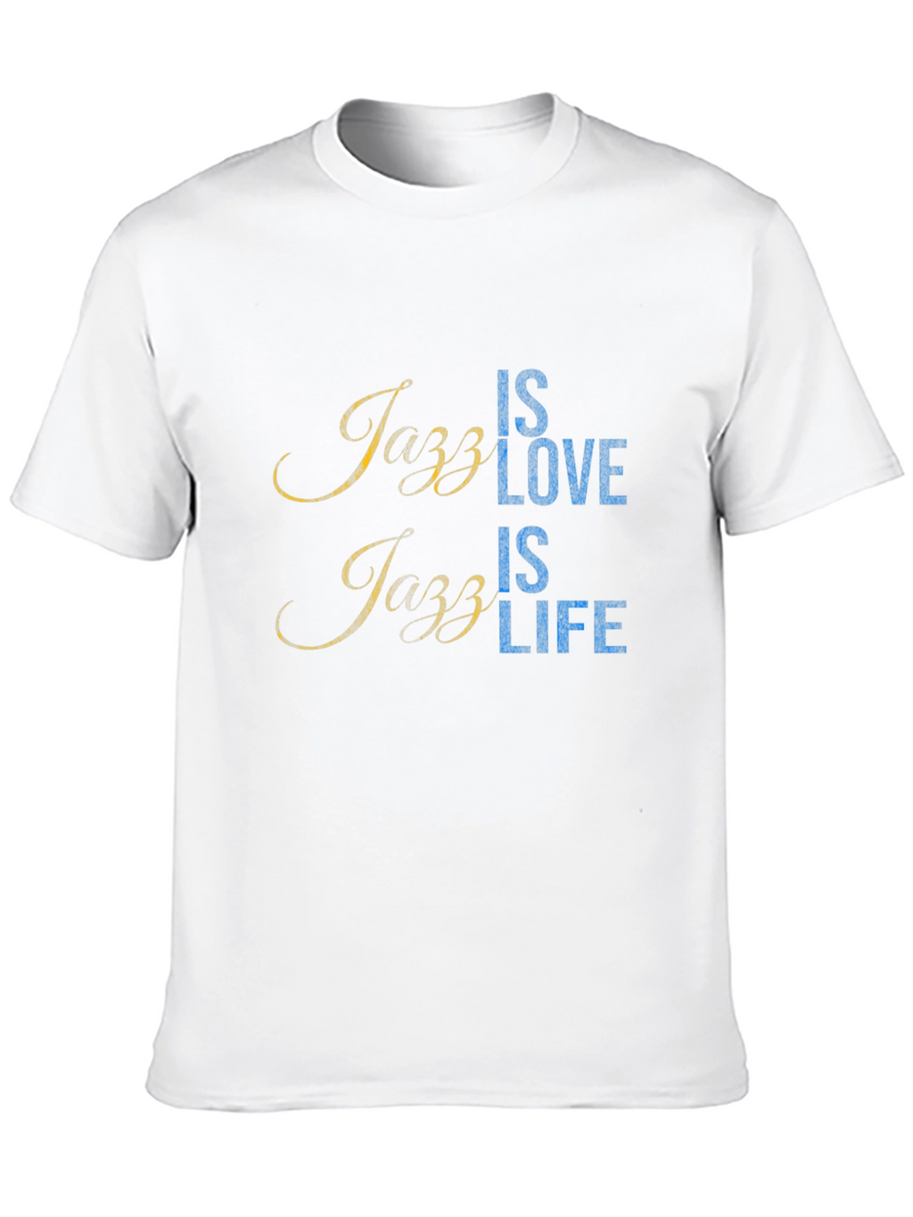 Jazz Is Love Jazz Is Life Black T-Shirt