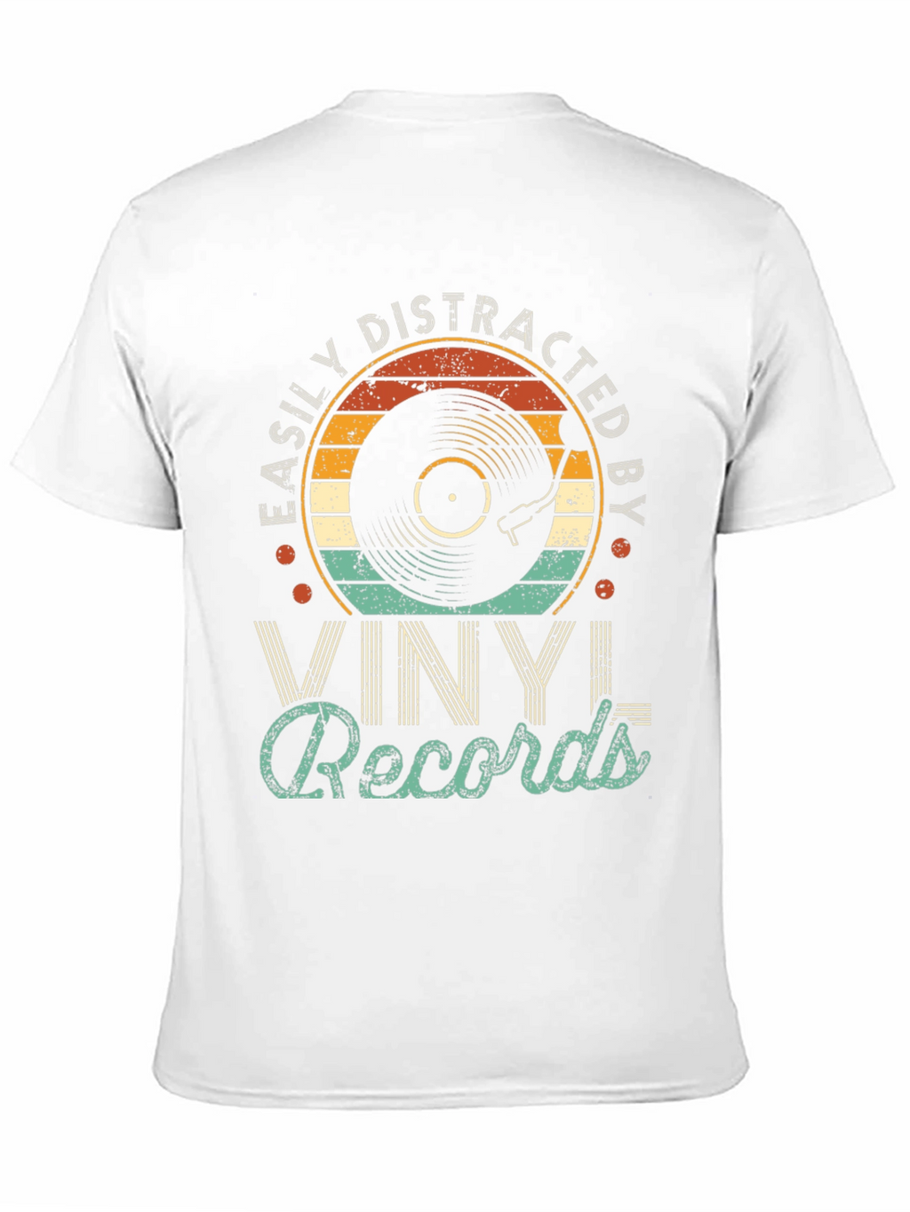 Easily Distracted by Vinyl Records T-Shirt