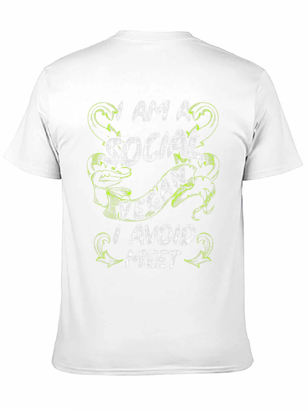 Social Vegan T-Shirt - Avoid the Meet