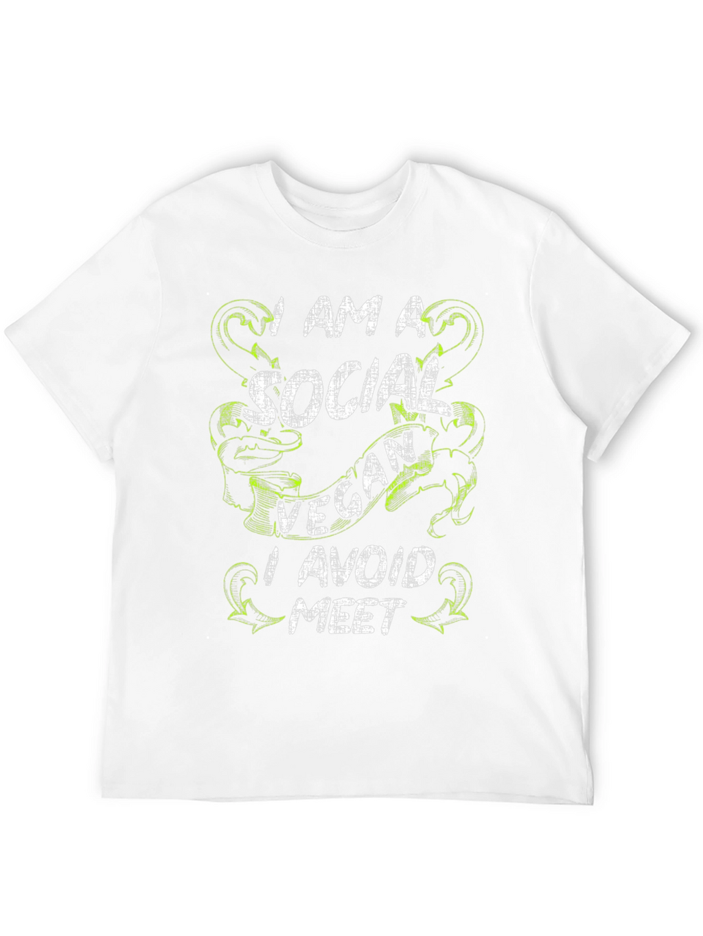 Social Vegan T-Shirt - Avoid the Meet