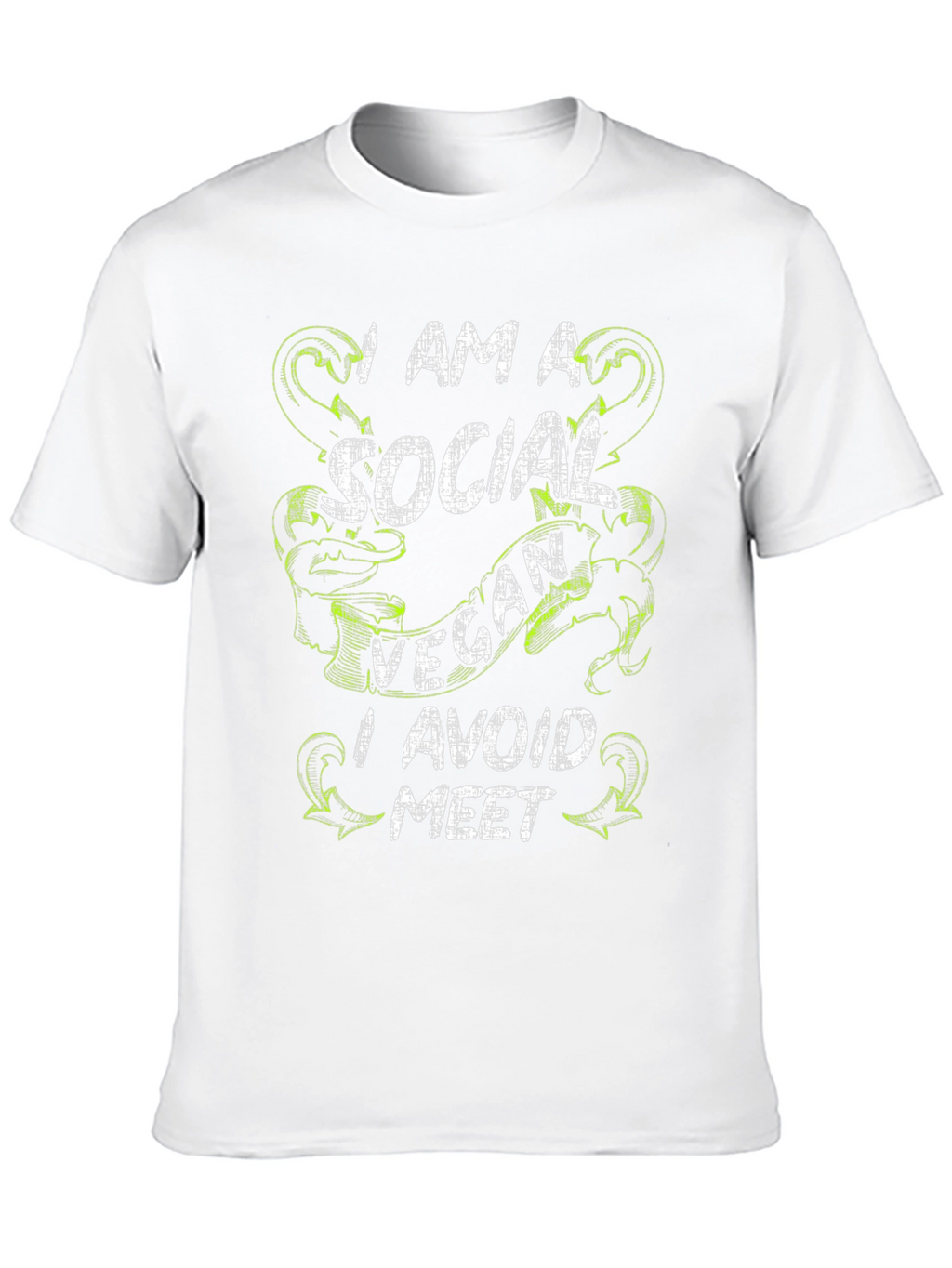 Social Vegan T-Shirt - Avoid the Meet
