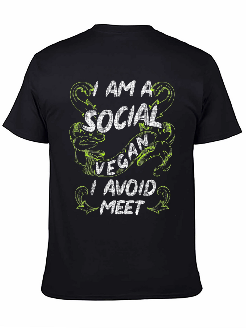 Social Vegan T-Shirt - Avoid the Meet
