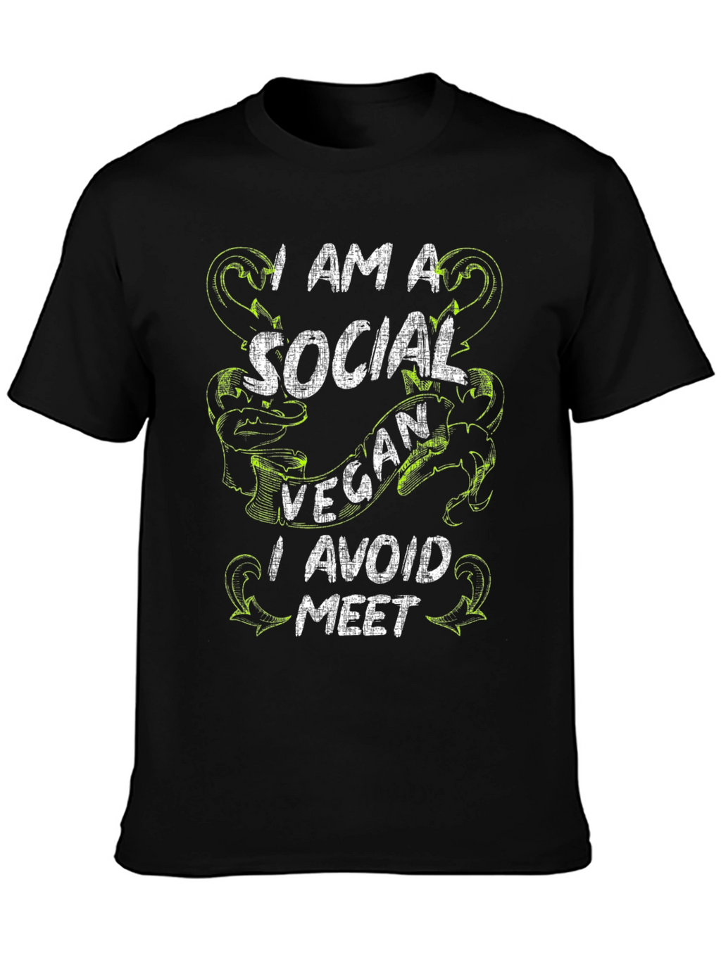 Social Vegan T-Shirt - Avoid the Meet