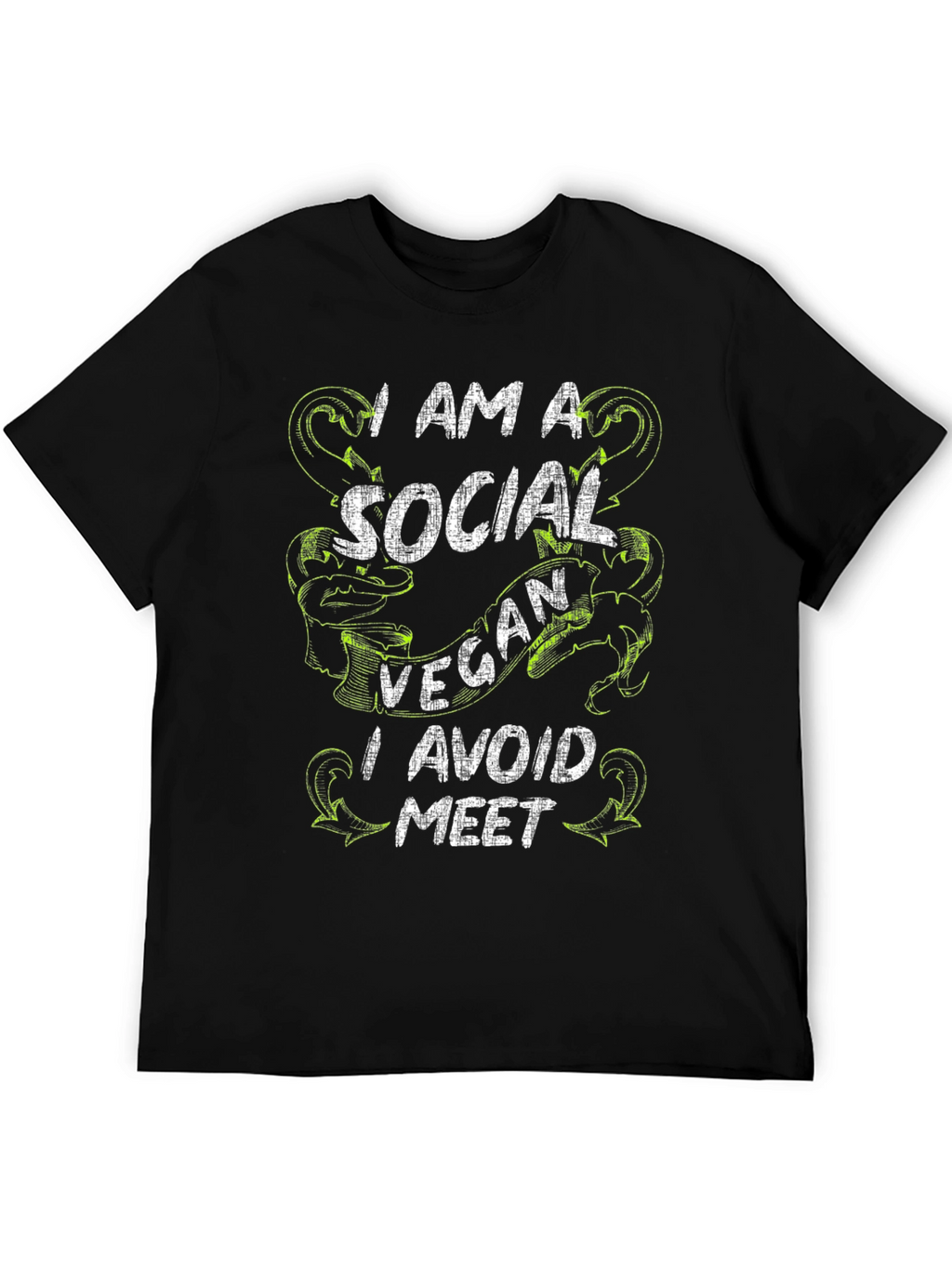 Social Vegan T-Shirt - Avoid the Meet