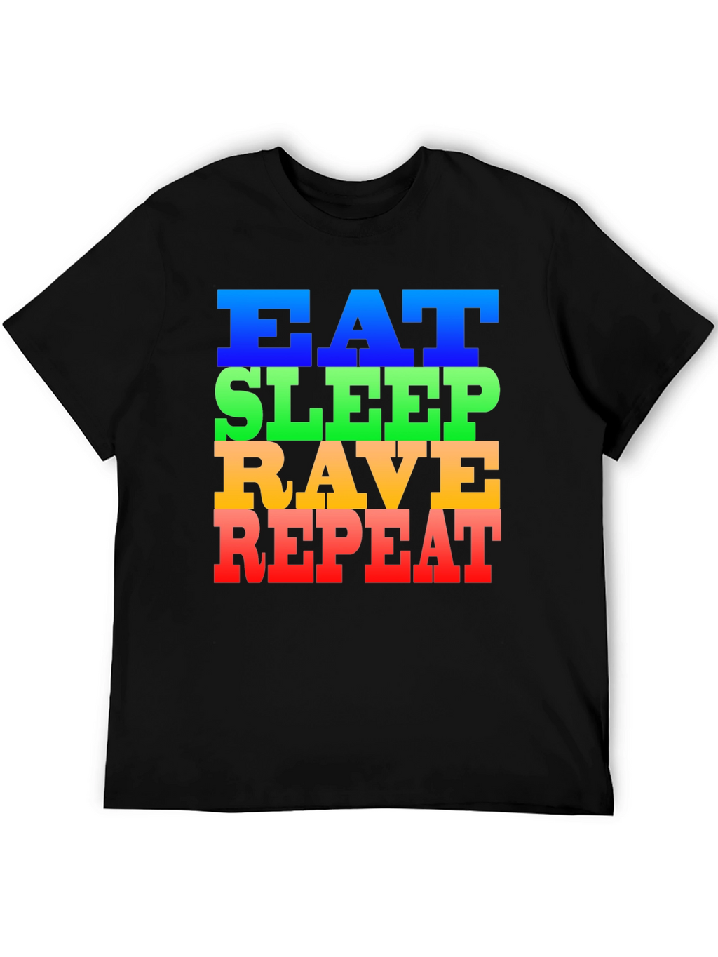 Eat Sleep Rave Repeat Graphic Tee