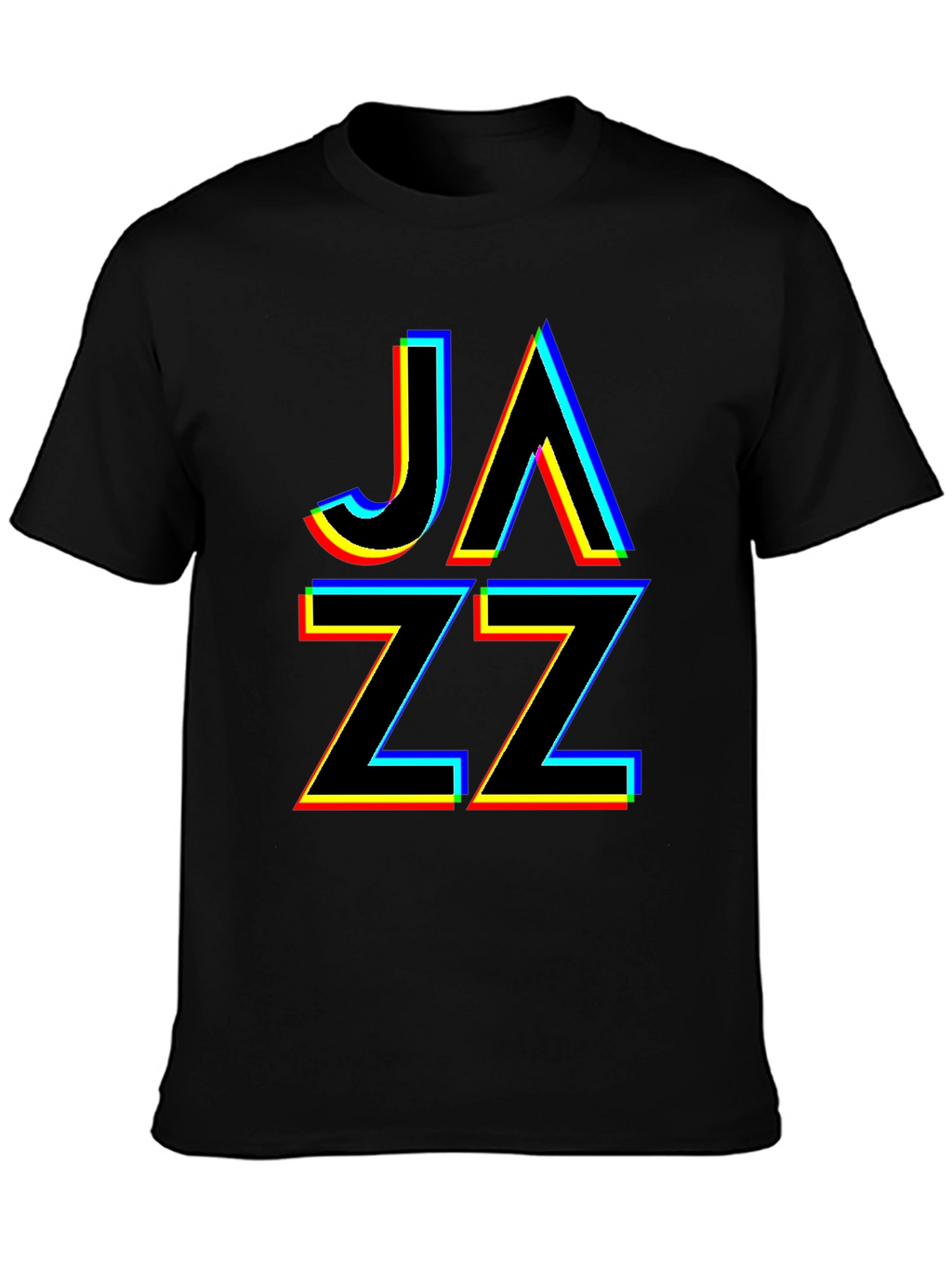 JAZZ Glitch Graphic T-Shirt - Cool Music Tee