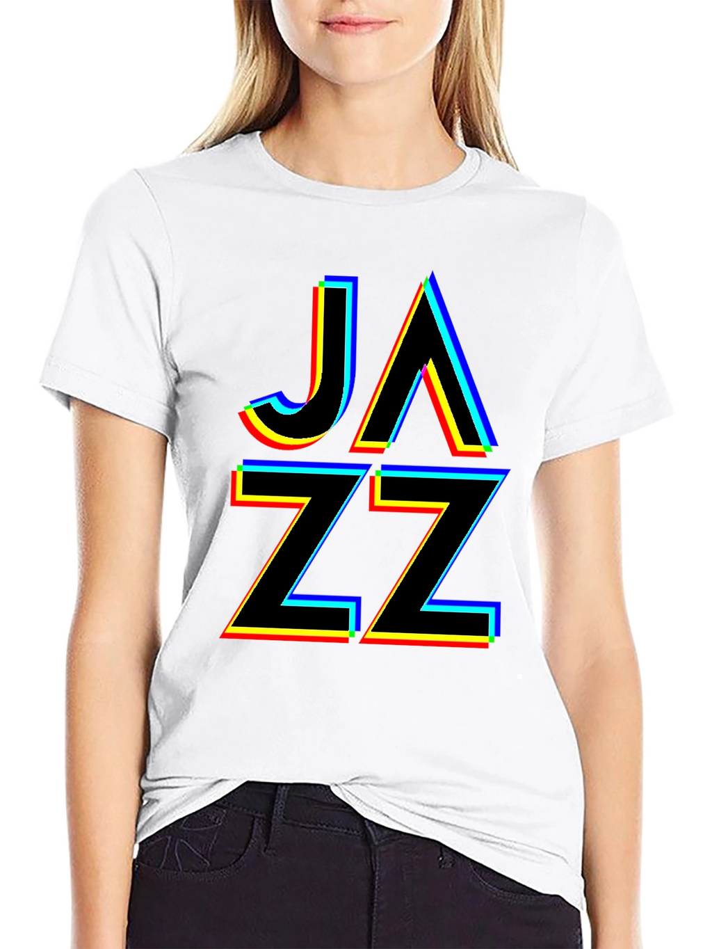 JAZZ Glitch Graphic T-Shirt - Cool Music Tee